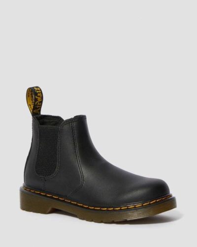 Botas Chelsea Dr Martens Junior 2976 Softy T Cuero Para Niños DR4267T